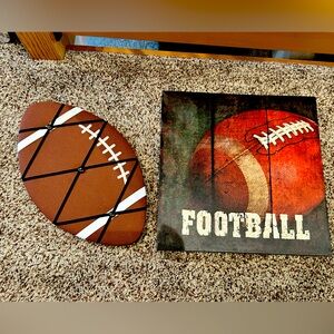 Football artwork and Football Picture Holder
